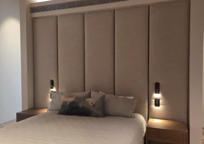 Tasteful bedroom lighting