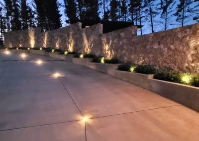 driveway looks elevated